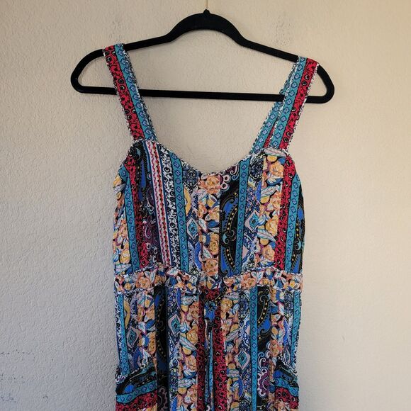 Anthropologie Wide Leg Crop Jumpsuit Sz Xsmall Calais Resort Boho Beach Vacation - Picture 4 of 13